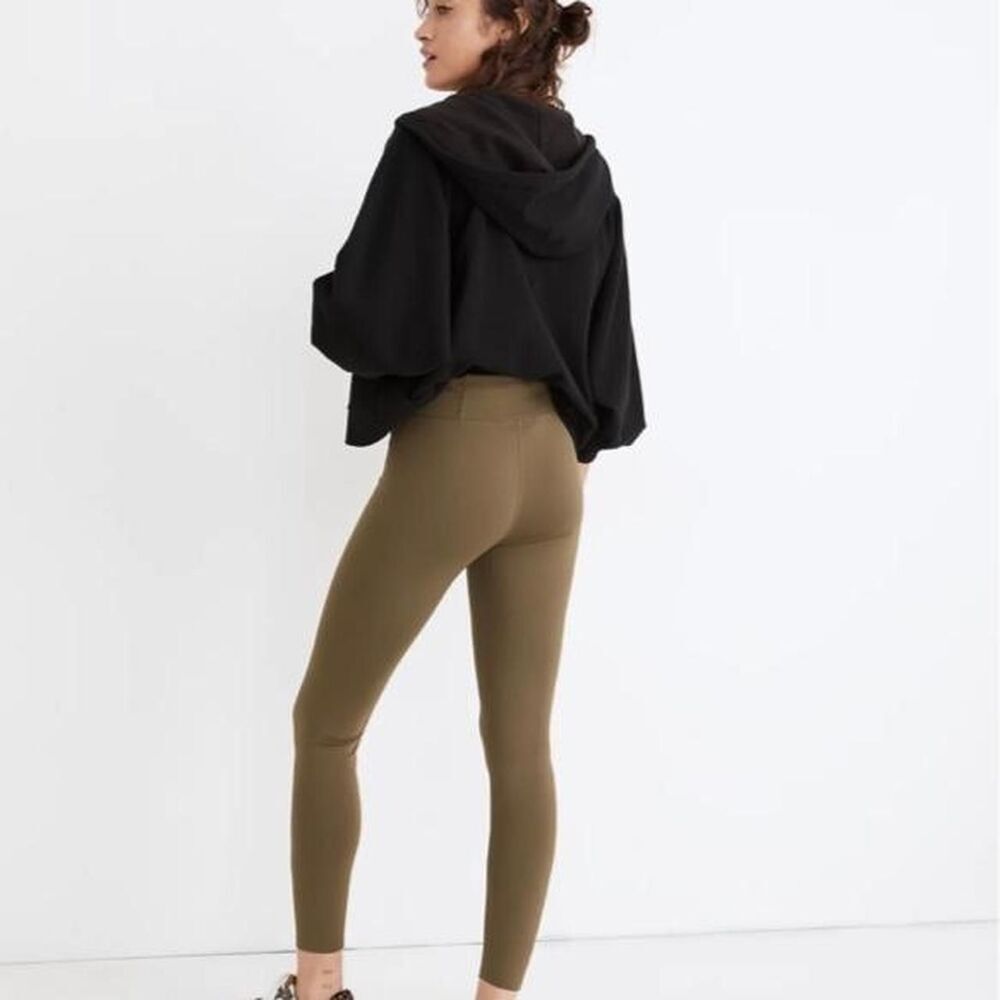 Madewell MWL Form high rise 7/8 legging in Medium - Kale olive green Athleisure